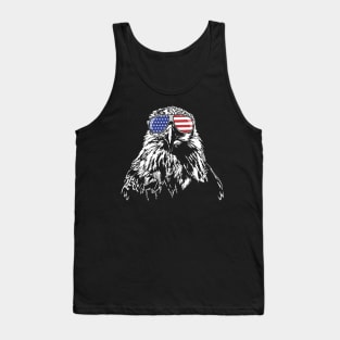 Proud Patriotic Bald Eagle Tank Top